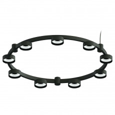 Корпус подвесной люстры Ambrella light DIY Spot Techno Ring SBK черный песок C9242