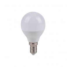 Лампа светодиодная Elvan E14 7W 6000К опал E14-7W-6000К-P45